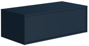 Mobile sotto lavabo sospeso 94 cm Blu notte - TEANA II