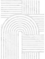 Rebel Walls Carta da parati panoramica Twine - Grey