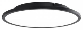 Plafoniera LED 36W Ø400mm con driver Philips Nera 4.680lm CCT Colore Bianco Variabile CCT