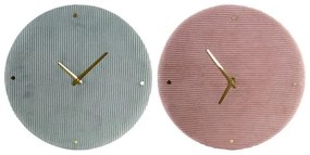 Orologio da Parete DKD Home Decor Poliestere (2 pezzi) (40 x 5 x 40 cm)