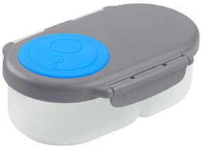 Box porta merenda piccolo – blu/grigio