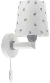 Dalber 82219B -  Applique per bambini STAR LIGHT 1xE27/60W/230V bianco