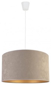 Duolla - Lampadario a sospensione con filo ROLLER 1xE27/40W/230V diametro 40 cm grigio