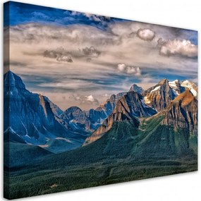 Quadro su tela, Natura del paesaggio di montagna  Dimensioni 120x80