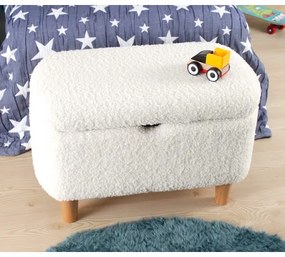 Pouf PIXI 37x61 cm bianco