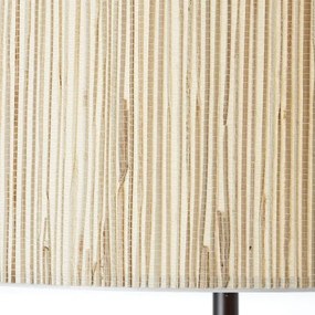 Brilliant - Lampada da terra WIMEA 1xE27/52W/230V nera/beige