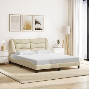 Giroletto Senza Materasso Crema 160x200 Cm İn Tessuto /