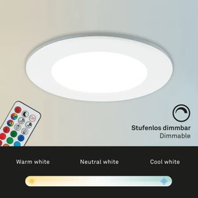 Briloner - SET 3x Lampada LED dimmerabile da bagno LED/4,8W/230V IP65