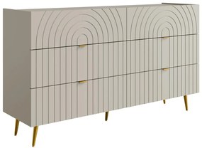 Comò 6 cassetti Beige  - NORSIM di PASCAL MORABITO