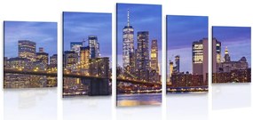 Quadri 5 pezzi – Ponte di Brooklyn