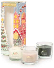 Set regalo 3 candele Natale Yankee Candle