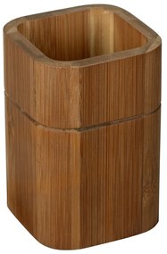 Tazza in bambù marrone per spazzolini da denti Serro - Wenko