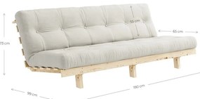 Divano variabile Beige Lean Raw - Karup Design