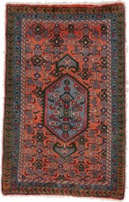 Hamedan Tappeto 110x70 (Iran) Annodato A Mano