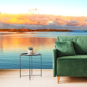 Carta da parati – Lago e tramonto