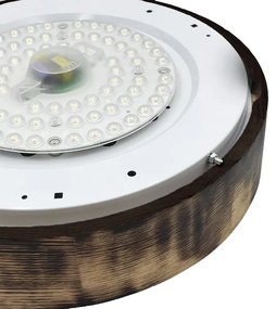 Brilagi - Plafoniera LED CARVALHO SMOKEY LED/36W/230V rovere, diam. 37,5 cm