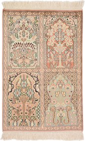 Cashmere Silk Tappeto 60x100 (Indian) Annodato A Mano