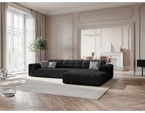 Divano angolare antracite (angolo destro) Chicago - Cosmopolitan Design