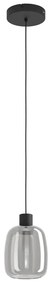 Lampadario LED design Molochio-Z nero Ø12.5cm, luce con 3 temperature di colore 500 lumen, EGLO