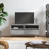 Mobile Porta TV Grigio Sonoma 100x34,5x44,5cm Legno Multistratocod mxl 80985