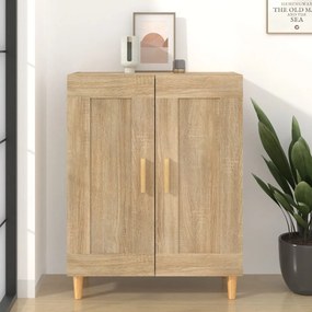 Credenza rovere sonoma 69,5x34x90 cm in legno multistrato