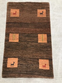Gabbeh Tappeto persiano 80 x 130 Marrone (Iran) Annodato A Mano