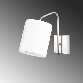 Lampada da parete bianca/argentata Ve – Opviq lights