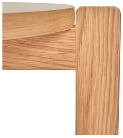 Sgabello in legno di quercia Always - Hübsch