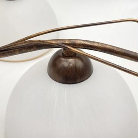 Lampadario a catena COBRA 5xE27/60W/230V bronzo/patina