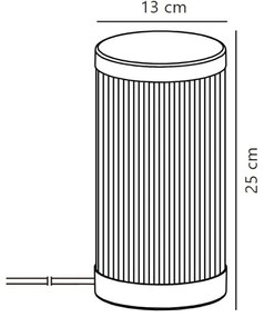 Nordlux - Lampada da tavolo da esterno COUPAR 1xE27/25W/230V IP54 beige