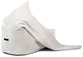 Pouf a sacco per bambini grigio scuro con rivestimento in velluto a coste Cocoon 120 – SLOWDOWN