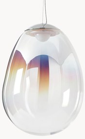 Lampada a sospensione a LED con luce regolabile in vetro soffiato Stellar Nebula, varie misure