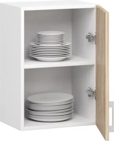 Cucina Lineare 240 Cm Moderna Componibile Rovere Effetto Legno Tania