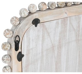 Specchio da parete Home ESPRIT Bianco Legno di mango Decapaggio 60 x 2,5 x 90 cm