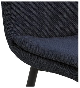 Sedia da pranzo blu scuro Becca – Actona