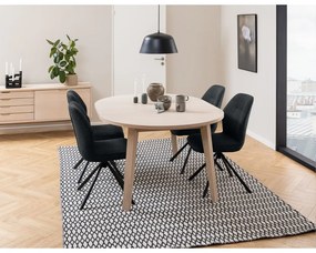 Tavolo da pranzo rotondo pieghevole con piano in rovere ø 120 cm A-Line - Actona