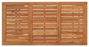 Tavolo da bar da giardino 120x60x105cm legno massello di acacia