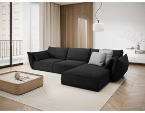 Divano angolare grigio scuro (angolo destro) Vanda - Mazzini Sofas