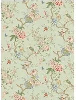 GP & J Baker Carta da parati Oriental Bird - Eau De Nil