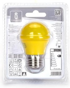Lampadina LED G45 E27/4W/230V gialla - Aigostar