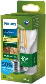 Lampadina LED dimmerabile ULTRAEFFICIENT VINTAGE Philips A60 E27/2,3W/230V 2700K