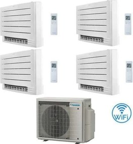 Daikin - Climatizzatore garanzia italia Serie fvxm-a Console Pavimento Perfera R32 Quadri Split Inverter 9000 + 12000 + 12000 + 12000 btu con u.e.