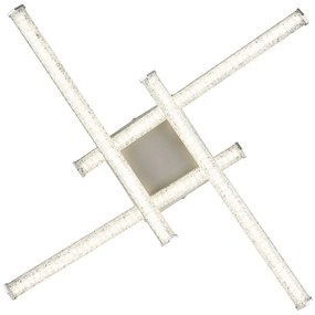 Globo 67346-24 - Plafoniera LED KIRINA LED/24W/230V 4000K cromo opaco