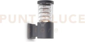 Tronco applique da esterno ip44 1 luce attacco e27 antracite