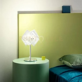 Agnese l/p lampada in vetro decorato e metallo 1 luce attacco e14