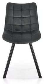 Sedia da pranzo COMORO, 1 pezzo, grigio scuro