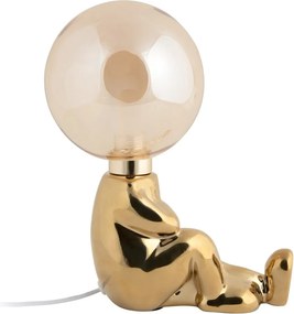 Lampada da tavolo per bambini dorata Joey – Leitmotiv