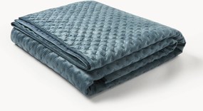 Copriletto trapuntato in velluto Riko