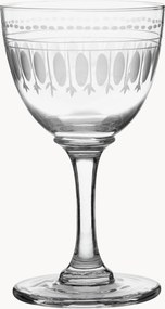 Set di 6 bicchieri per liquore in cristallo soffiato Ovals