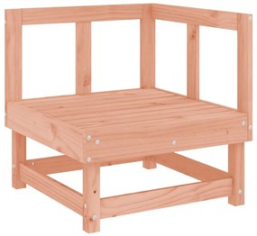 Divani da giardino angolari 2 pz in legno massello di douglas